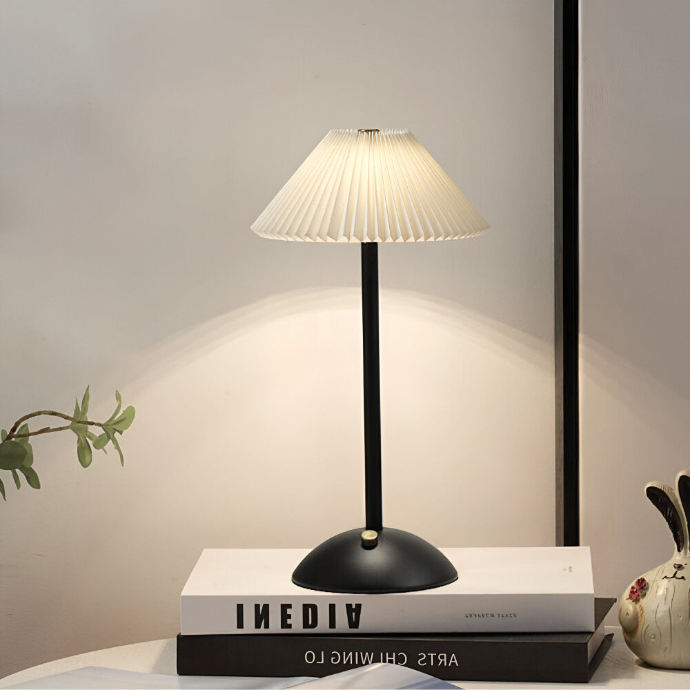 AluBrite -Aluminium LED Regenschirm Lampe - Touch Dimmer & USB Wiederaufladbar