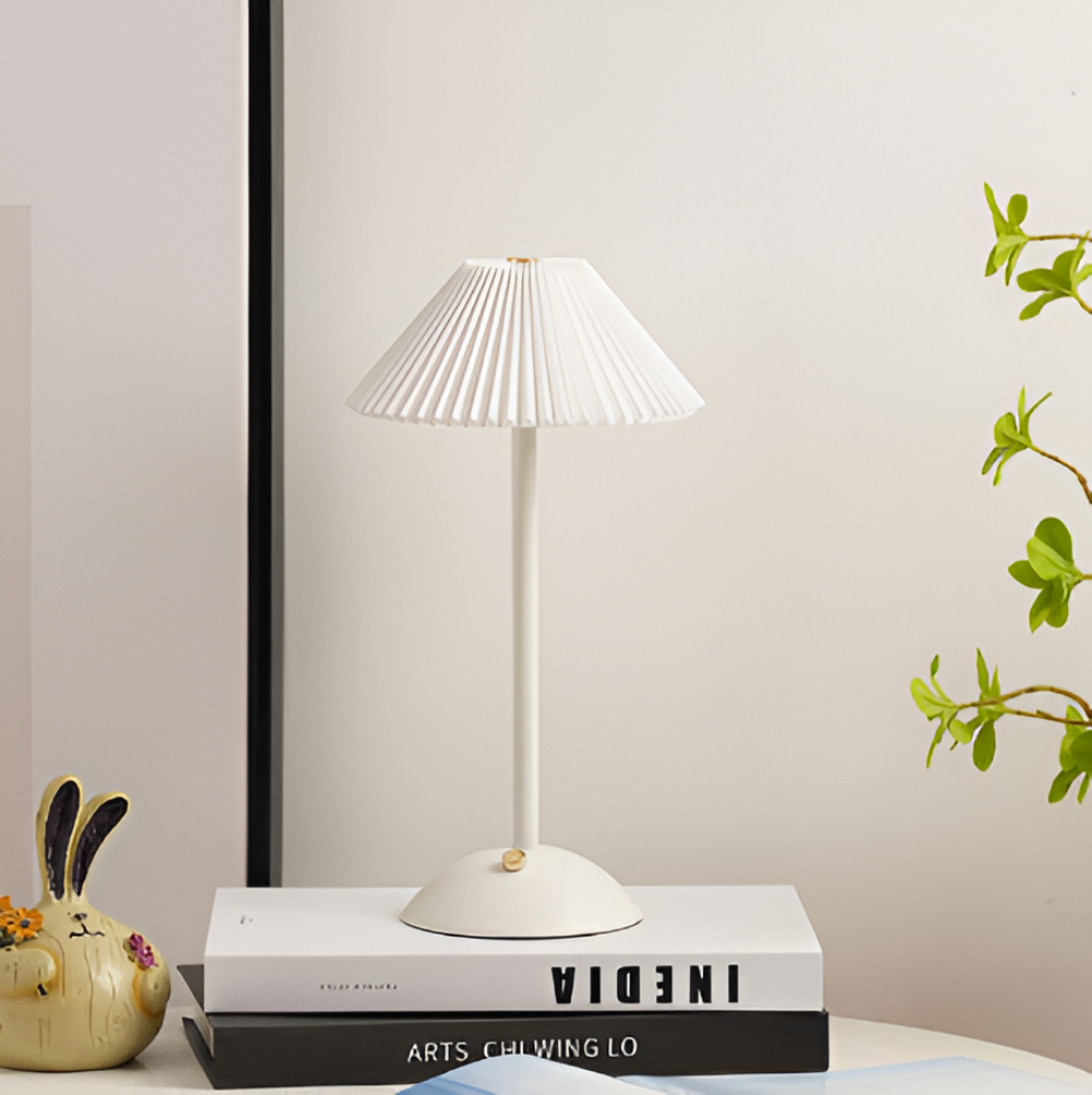 AluBrite -Aluminium LED Regenschirm Lampe - Touch Dimmer & USB Wiederaufladbar