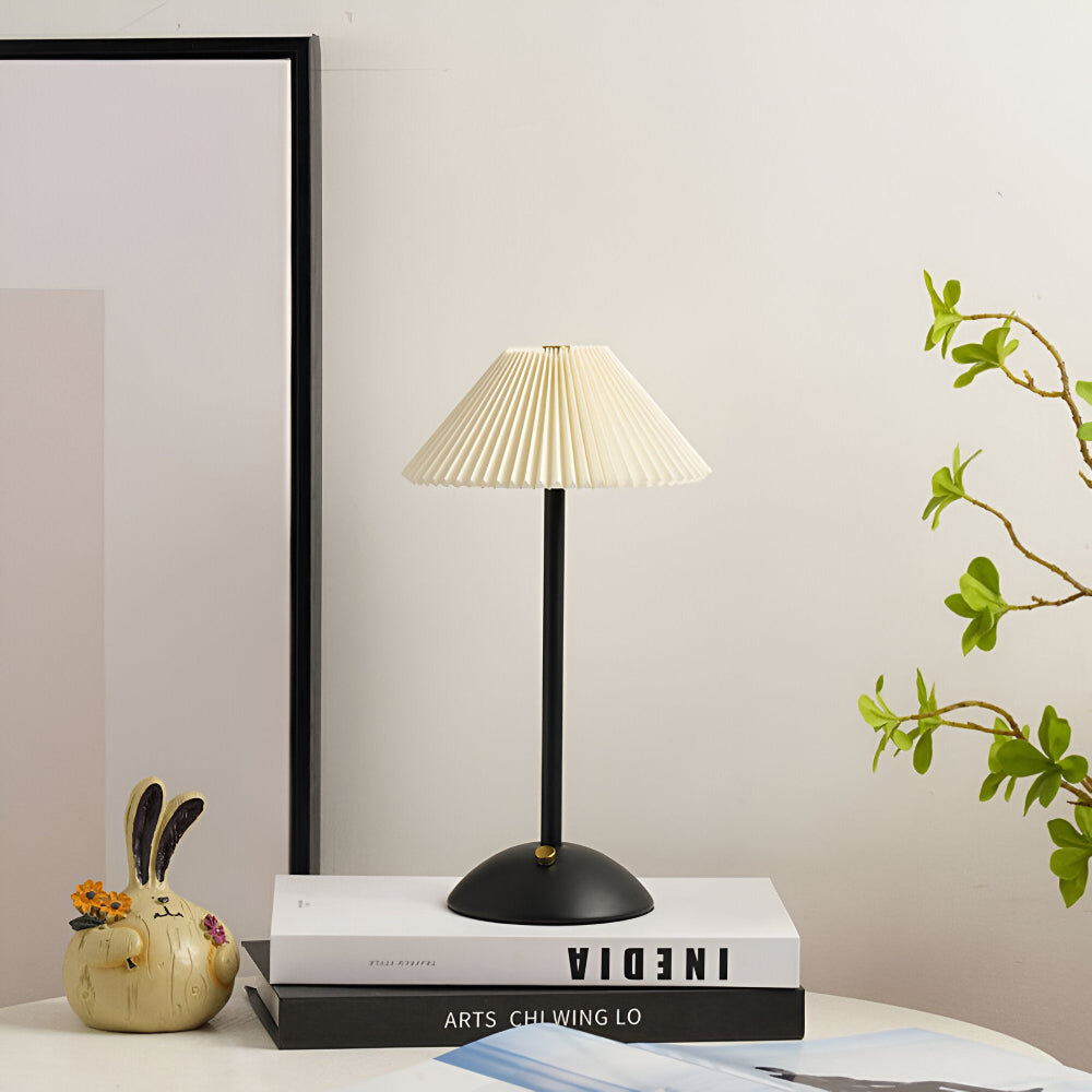 AluBrite -Aluminium LED Regenschirm Lampe - Touch Dimmer & USB Wiederaufladbar