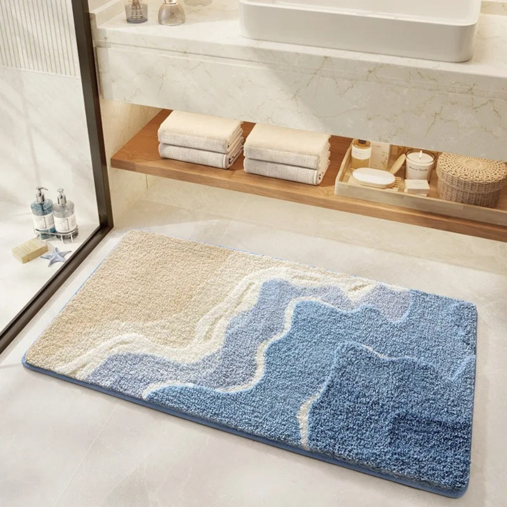 AquaHaven Badematte für Badezimmer | Ultraweiche Mikrofaser, Rutschfest 1