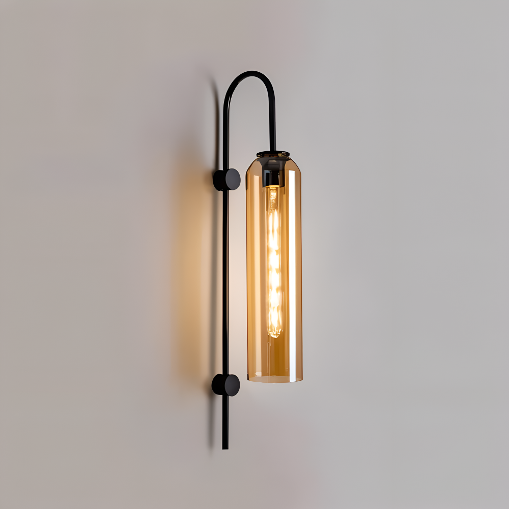 Archy Wandleuchte - Blaue & Weiße Glasröhre Wandleuchte - Nordisches Wandleuchten Design - Dekor Wandleuchten LED