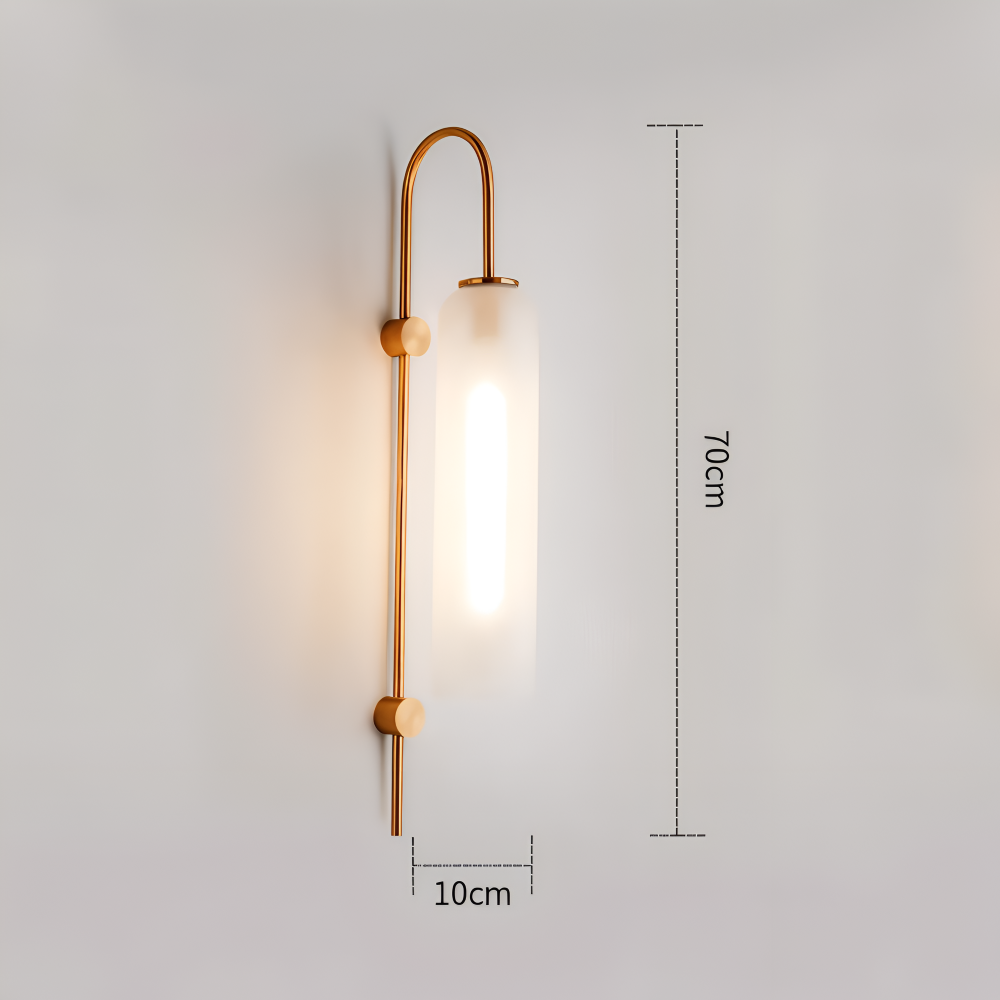 Archy Wandleuchte - Blaue & Weiße Glasröhre Wandleuchte - Nordisches Wandleuchten Design - Dekor Wandleuchten LED