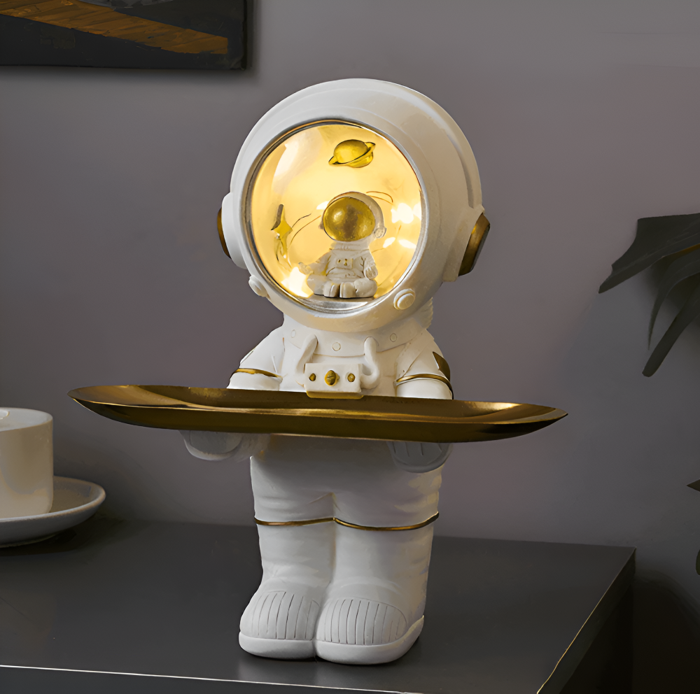 AstroTray - Astronauten- Storage Tray mit Kunstharzoberfläche