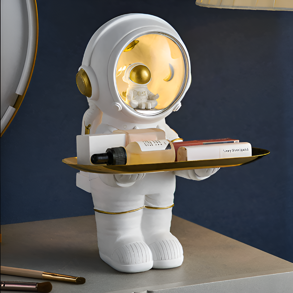 AstroTray - Astronauten- Storage Tray mit Kunstharzoberfläche