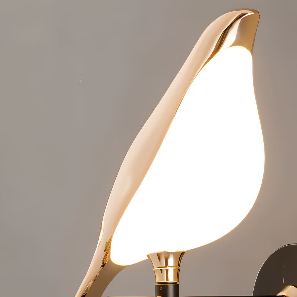 Aves Glow - Goldener Vogel Drehbare Wandleuchte - Dekorative Wandleuchte LED