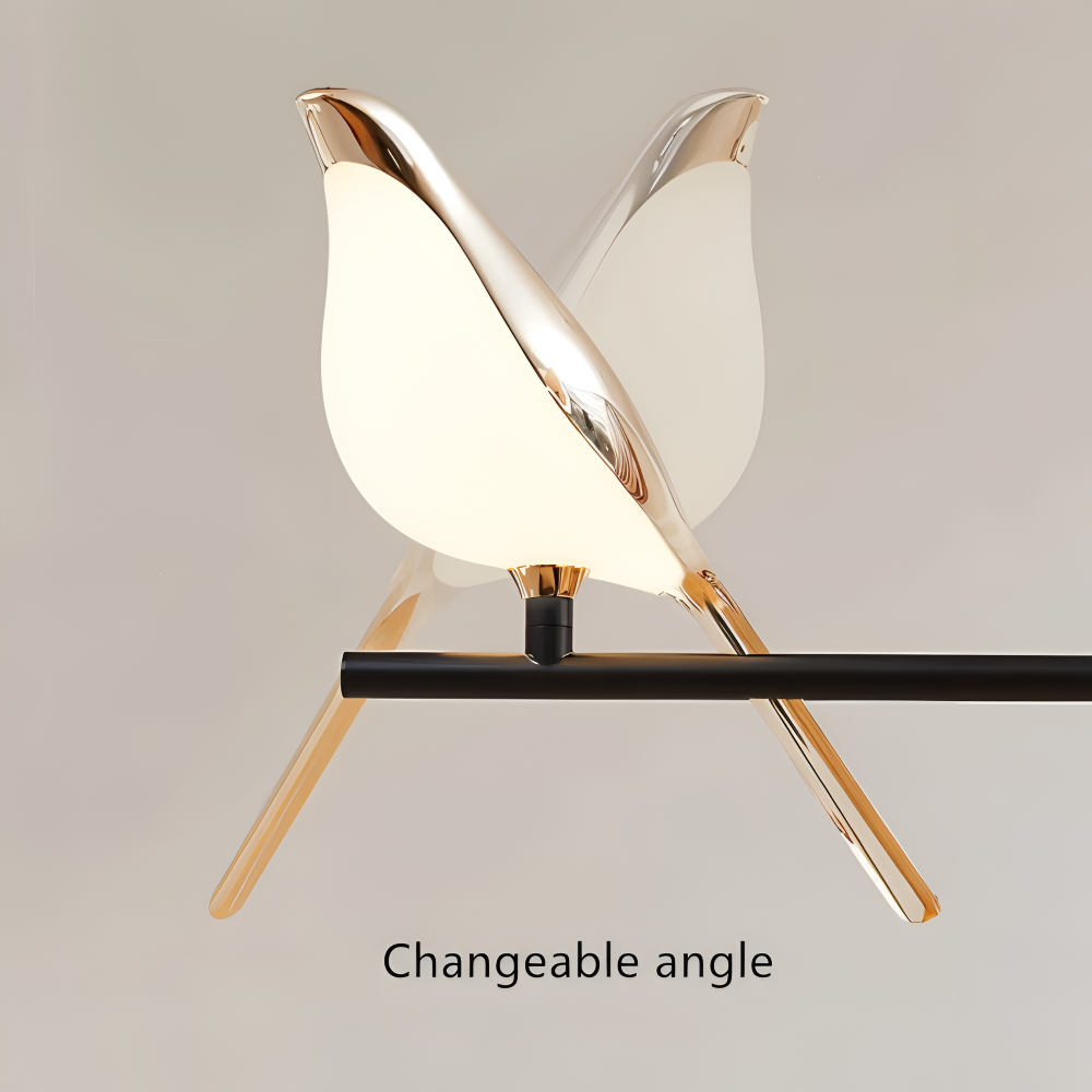 Aves Glow - Goldener Vogel Drehbare Wandleuchte - Dekorative Wandleuchte LED