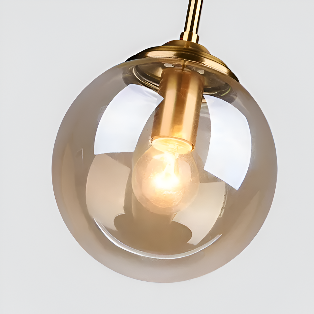 BalLoft Pendelleuchte - Nordische LED Glas Hängelampe - Dekorative Beleuchtung