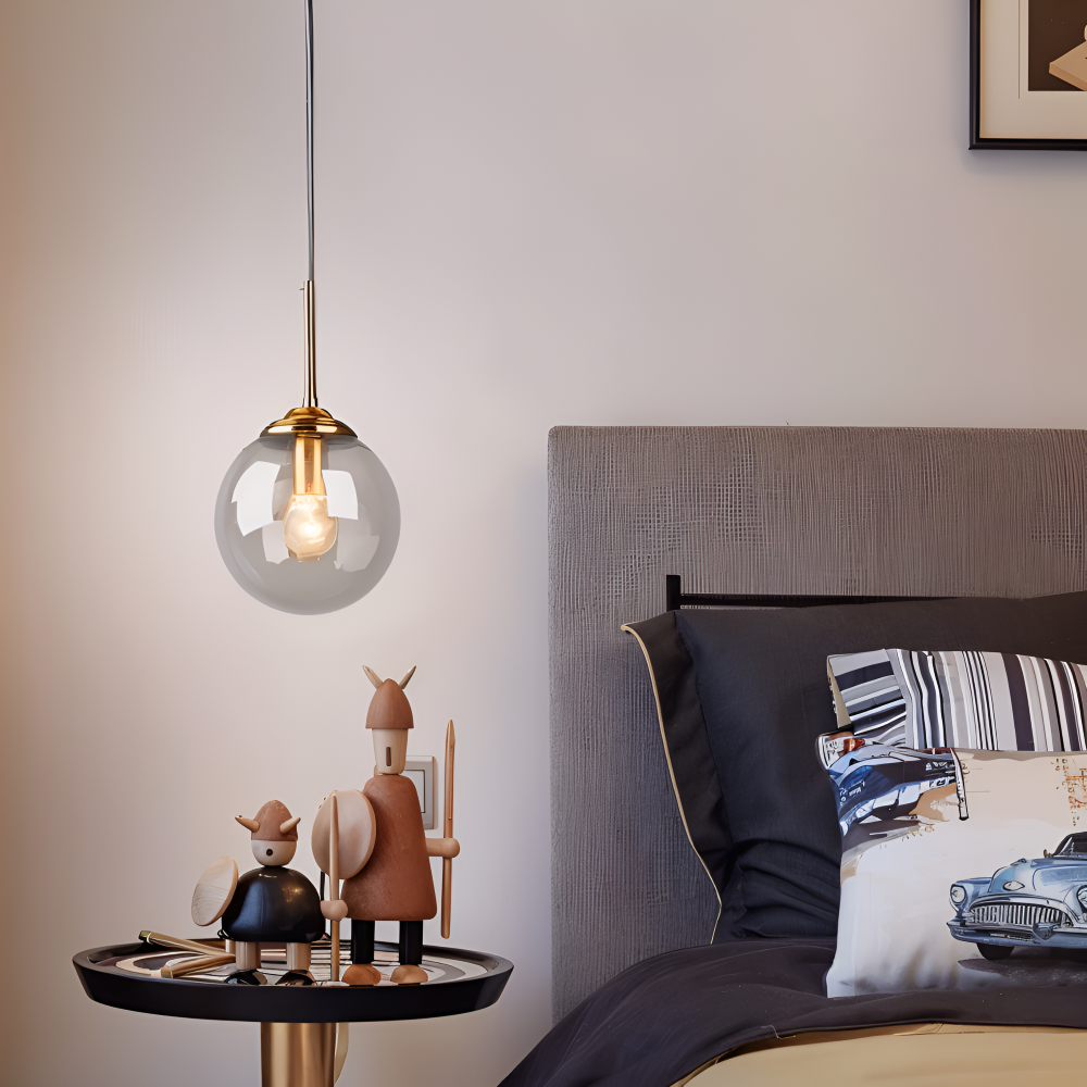 BalLoft Pendelleuchte - Nordische LED Glas Hängelampe - Dekorative Beleuchtung