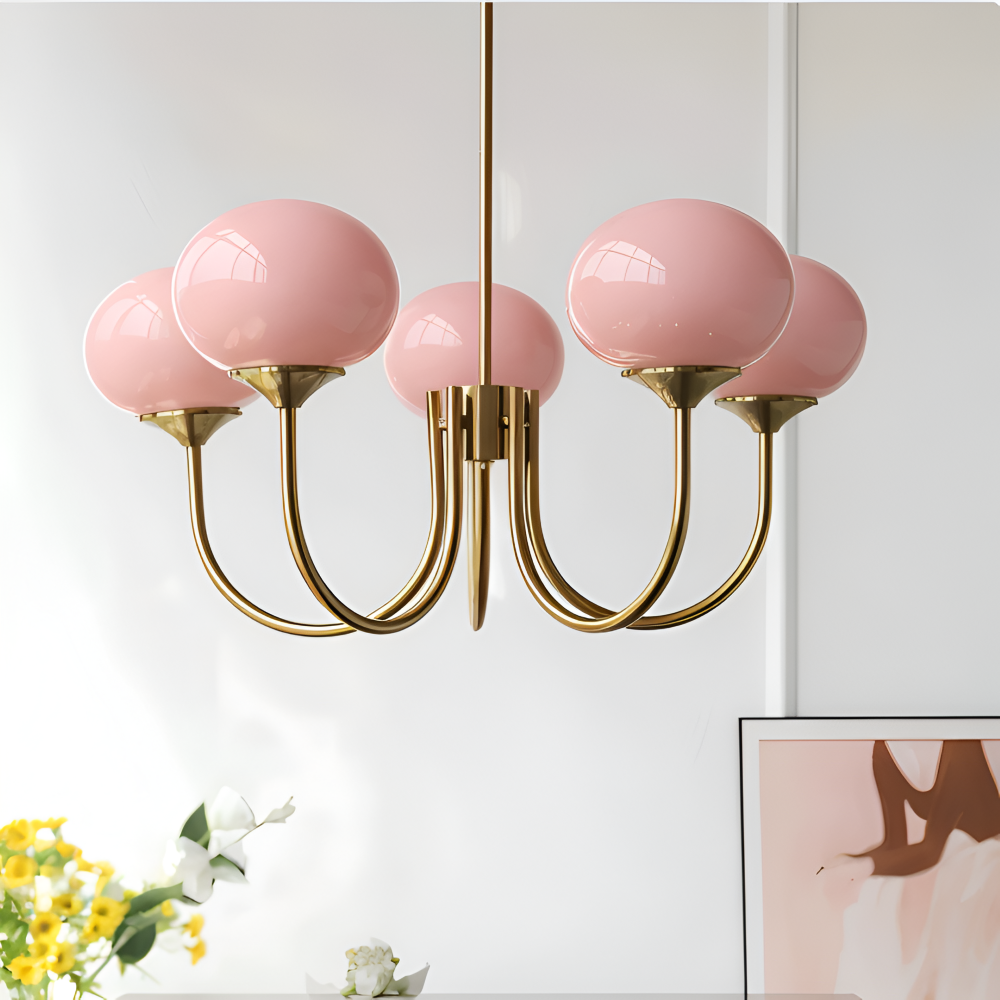 BeadGlitz Deckenleuchte - Marshmallow Bubble Kronleuchter - Glänzende Globe Pendelleuchte