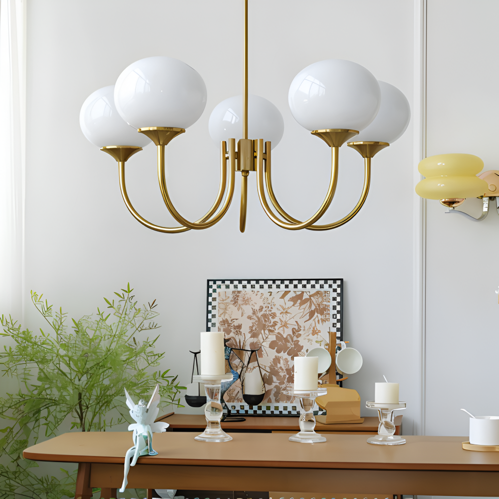 BeadGlitz Deckenleuchte - Marshmallow Bubble Kronleuchter - Glänzende Globe Pendelleuchte