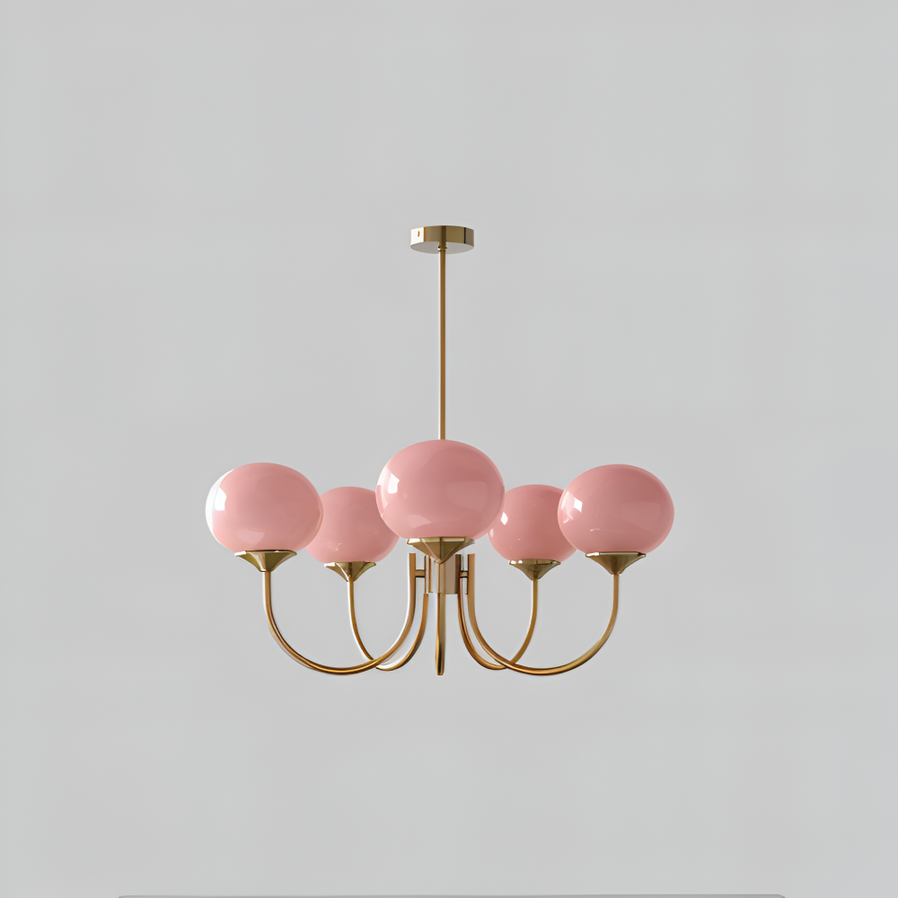 BeadGlitz Deckenleuchte - Marshmallow Bubble Kronleuchter - Glänzende Globe Pendelleuchte