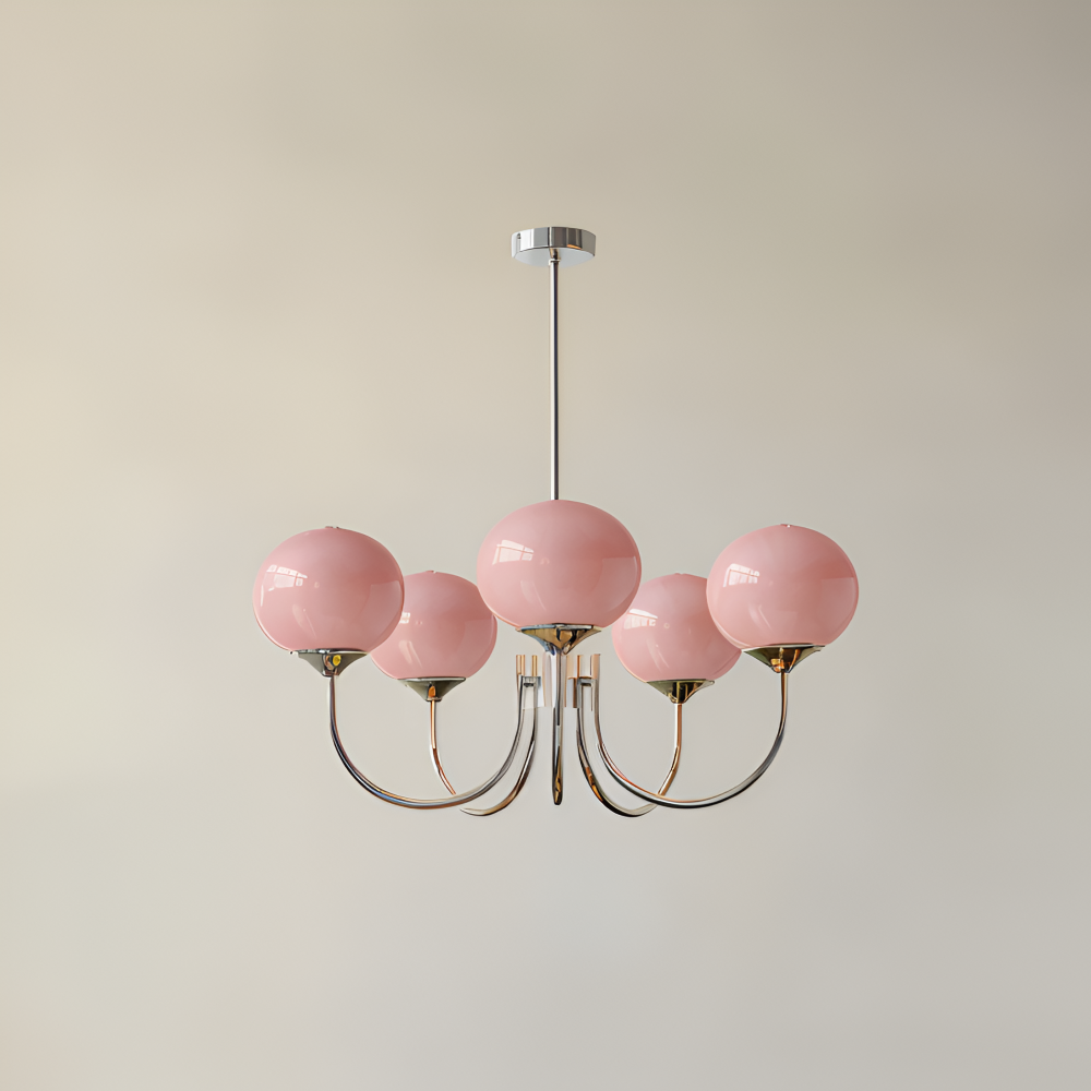 BeadGlitz Deckenleuchte - Marshmallow Bubble Kronleuchter - Glänzende Globe Pendelleuchte