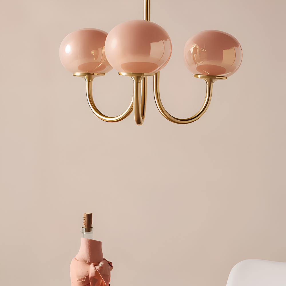 BeadGlitz Deckenleuchte - Marshmallow Bubble Kronleuchter - Glänzende Globe Pendelleuchte