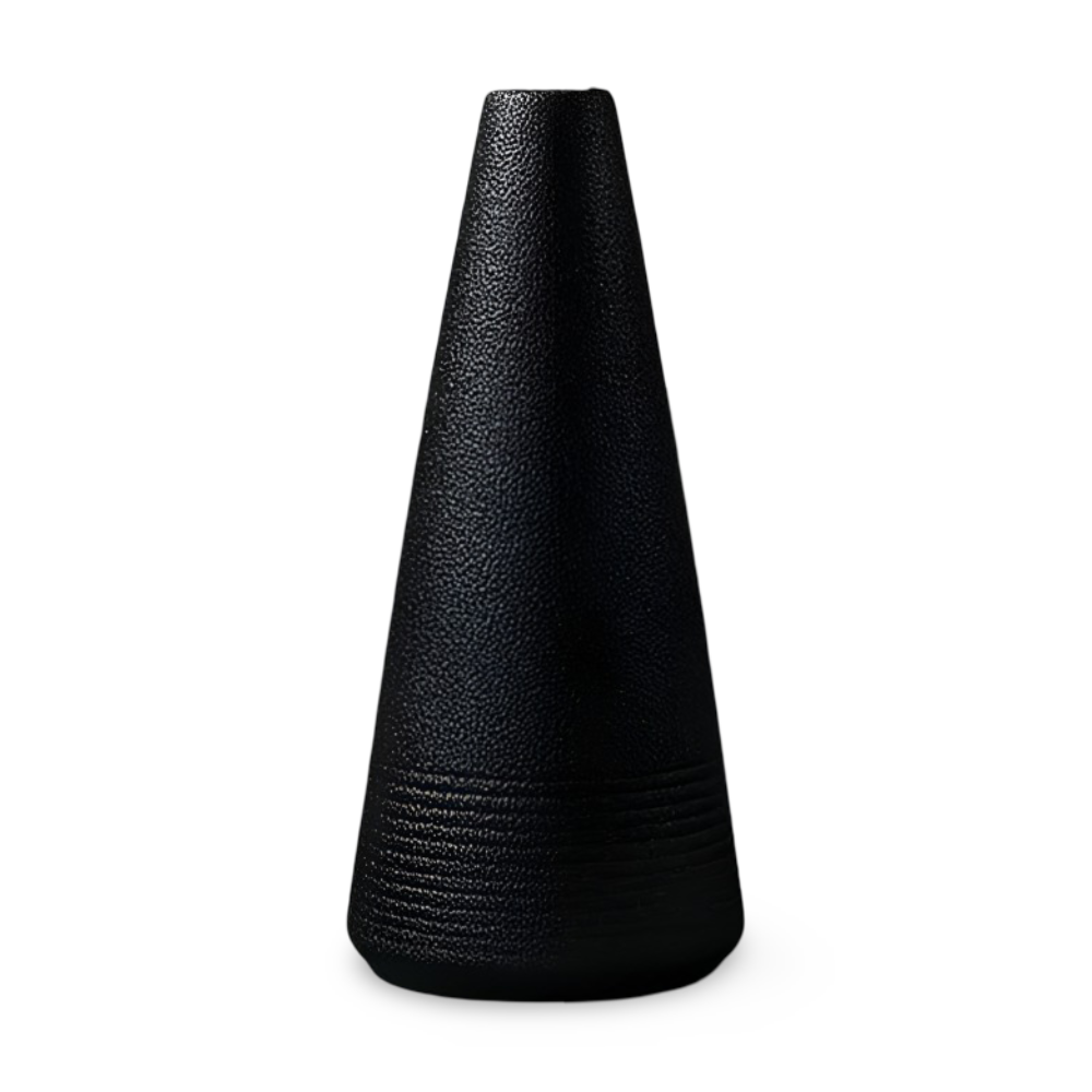 BlackCraft Vase - Ästhetisch Texturierte Keramikvasen für Blumen