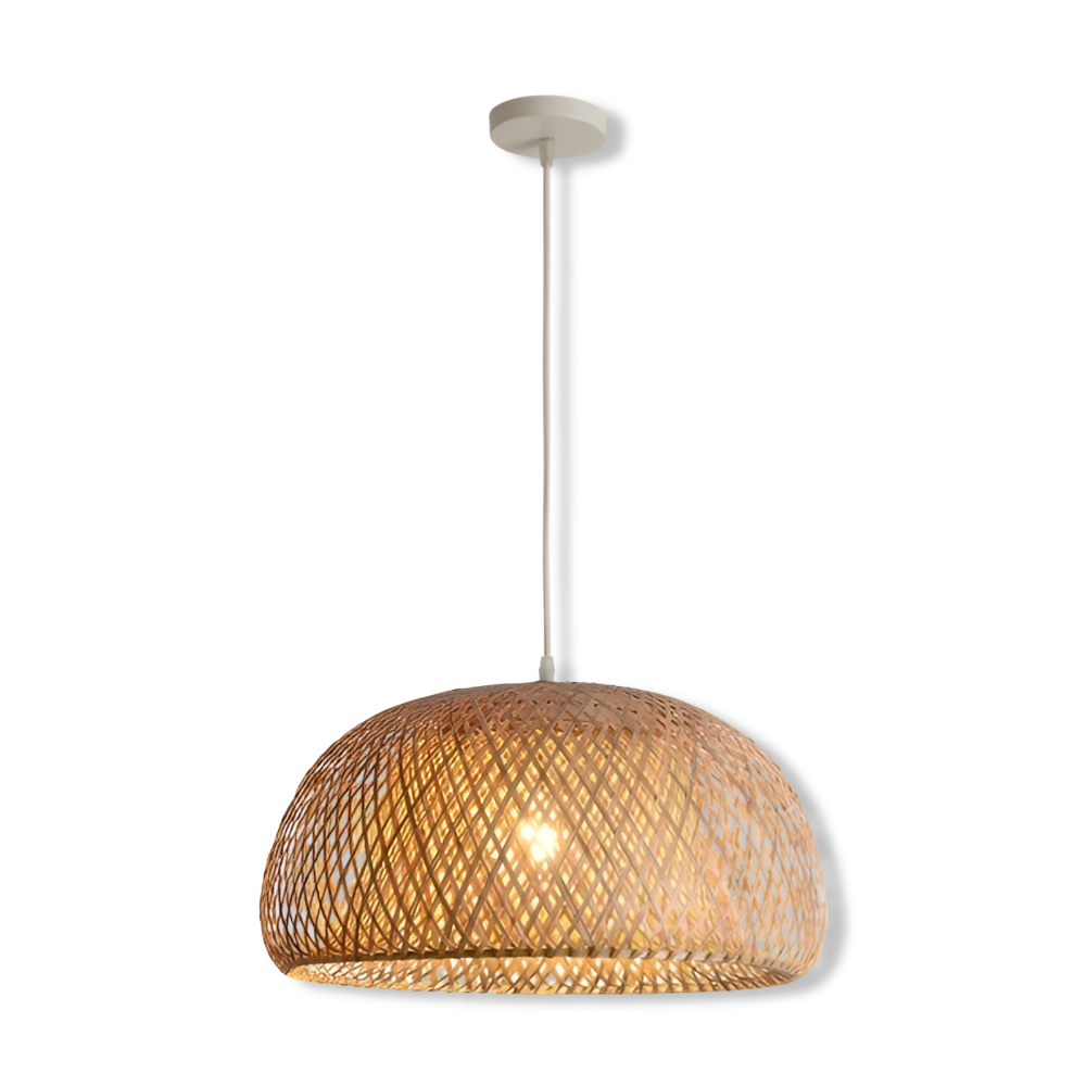 Bohemian Rattan Hängelampe - Stilvolle und Umweltfreundliche Pendelleuchte für die Wohnkultur