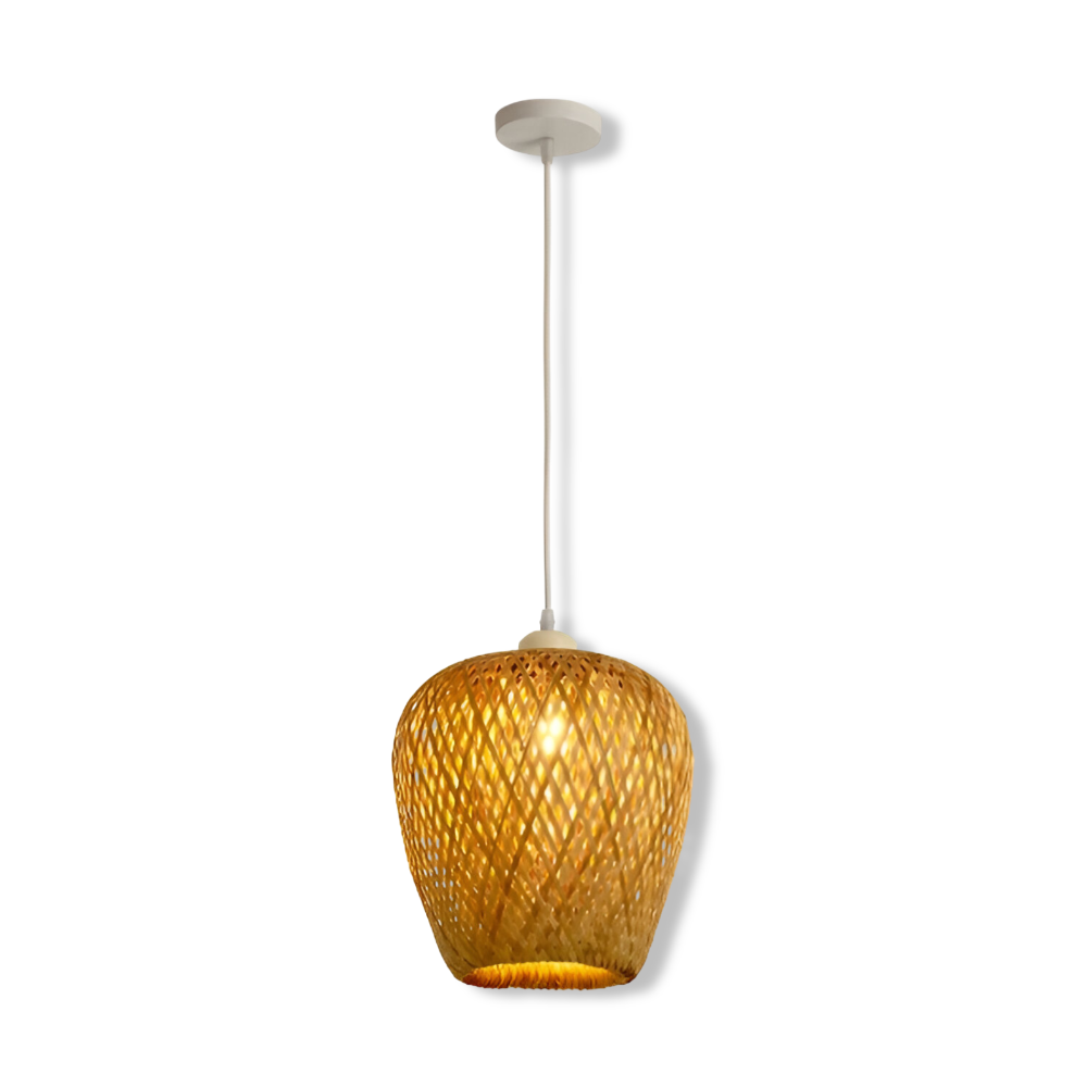 Bohemian Rattan Hängelampe - Stilvolle und Umweltfreundliche Pendelleuchte für die Wohnkultur