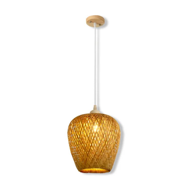 Bohemian Rattan Hängelampe - Stilvolle und Umweltfreundliche Pendelleuchte für die Wohnkultur
