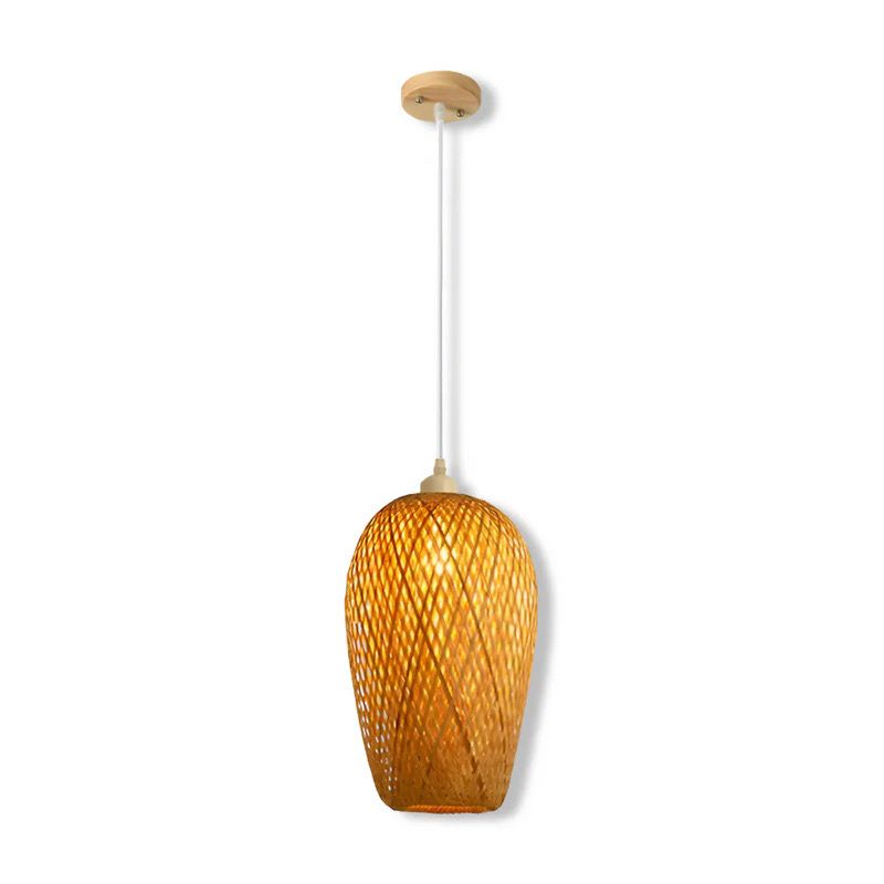 Bohemian Rattan Hängelampe - Stilvolle und Umweltfreundliche Pendelleuchte für die Wohnkultur
