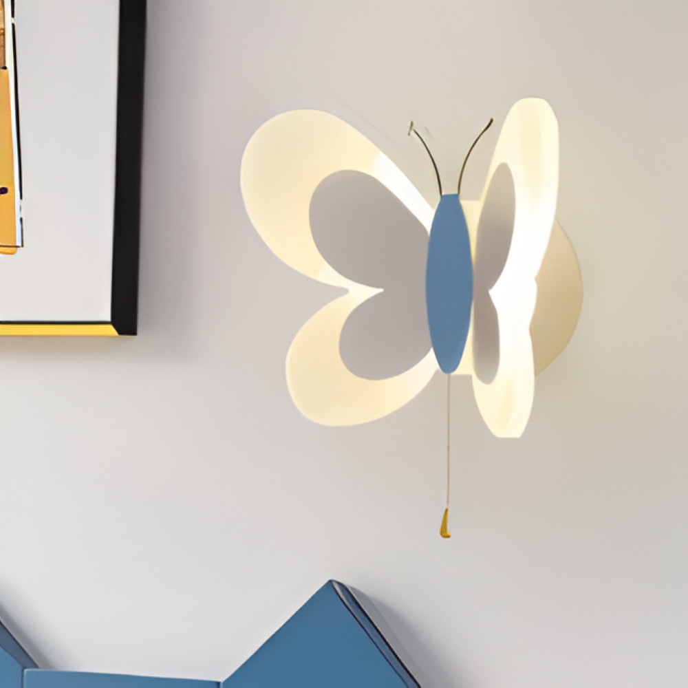 BrilliButterfly Wandleuchte - Charmante Acryl Schmetterling Wandleuchte - Bunte Wandleuchten LED Indoor