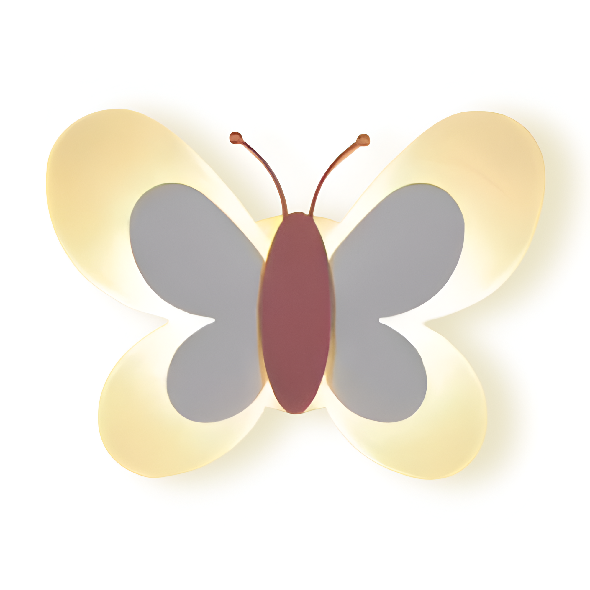BrilliButterfly Wandleuchte - Charmante Acryl Schmetterling Wandleuchte - Bunte Wandleuchten LED Indoor