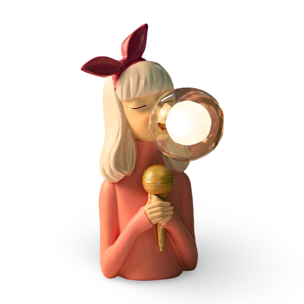 BubbleFairies Tischlampe - Charmantes Quartett Cartoon Mädchen Statuen