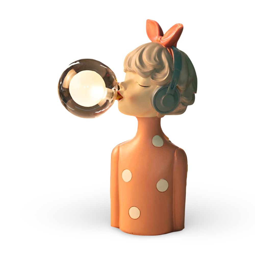 BubbleFairies Tischlampe - Charmantes Quartett Cartoon Mädchen Statuen