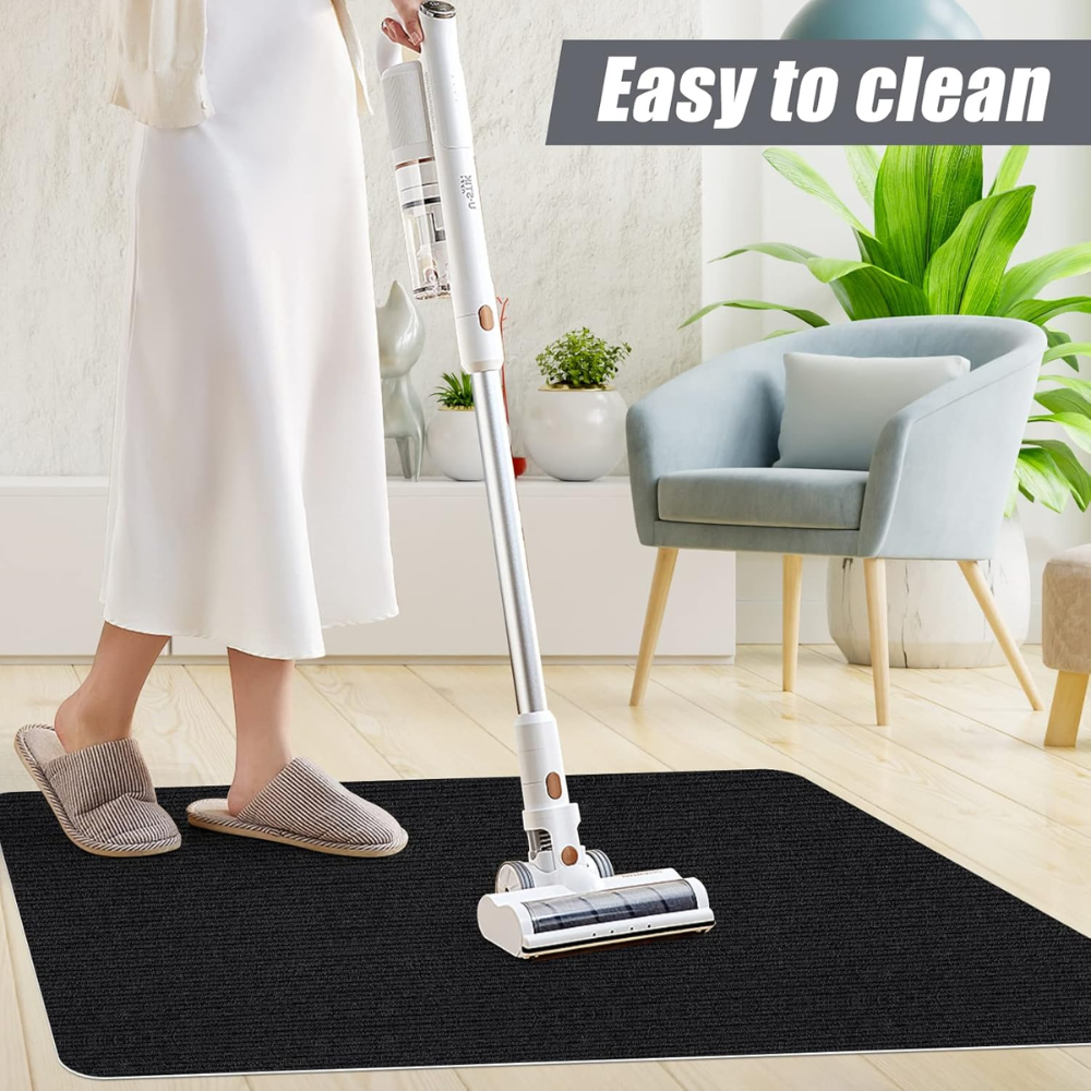 Bürostuhlunterlage für Hartböden 90x120 cm – Zuschneidbare Bodenschutzmatte für Schreibtisch, Büro & Homeoffice