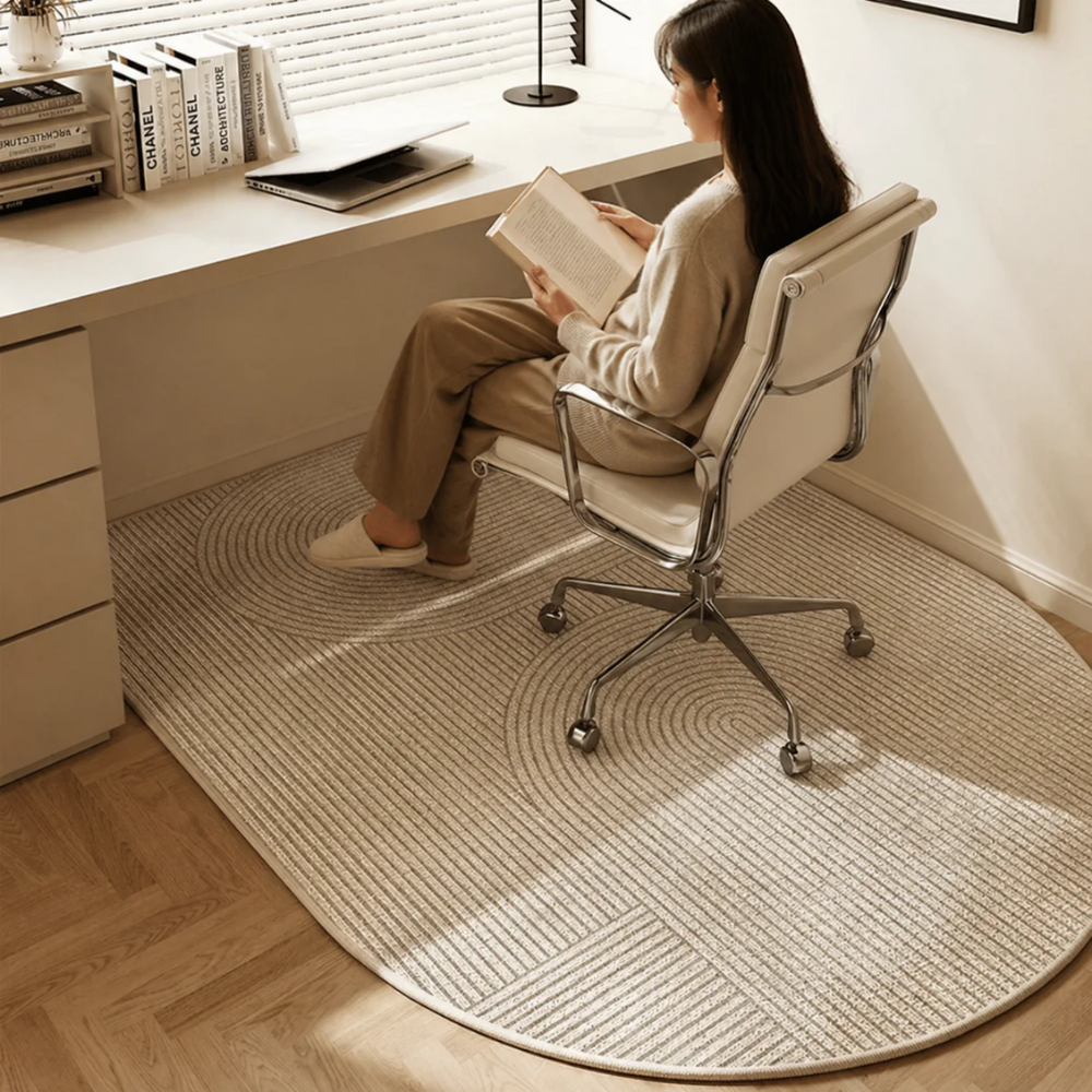 Bürostuhlunterlage für Hartböden – Rutschfeste Bodenschutzmatte für Schreibtisch, Drehstuhl & Homeoffice