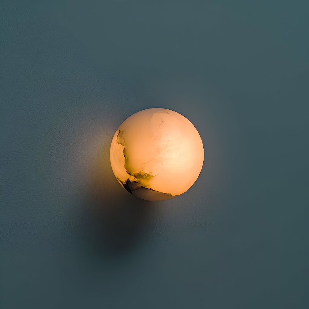 Schicke Marmor-Wandleuchte für Sanfte Beleuchtung - Zeitloses Wohnaccessoire