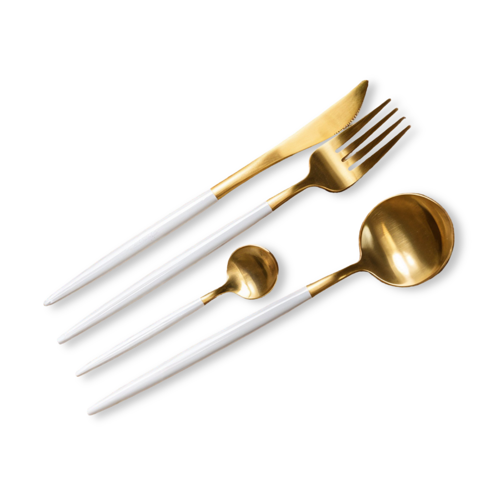 ChicMatte Besteck-Set - 4-teilig, Mehrfarbig aus Edelstahl