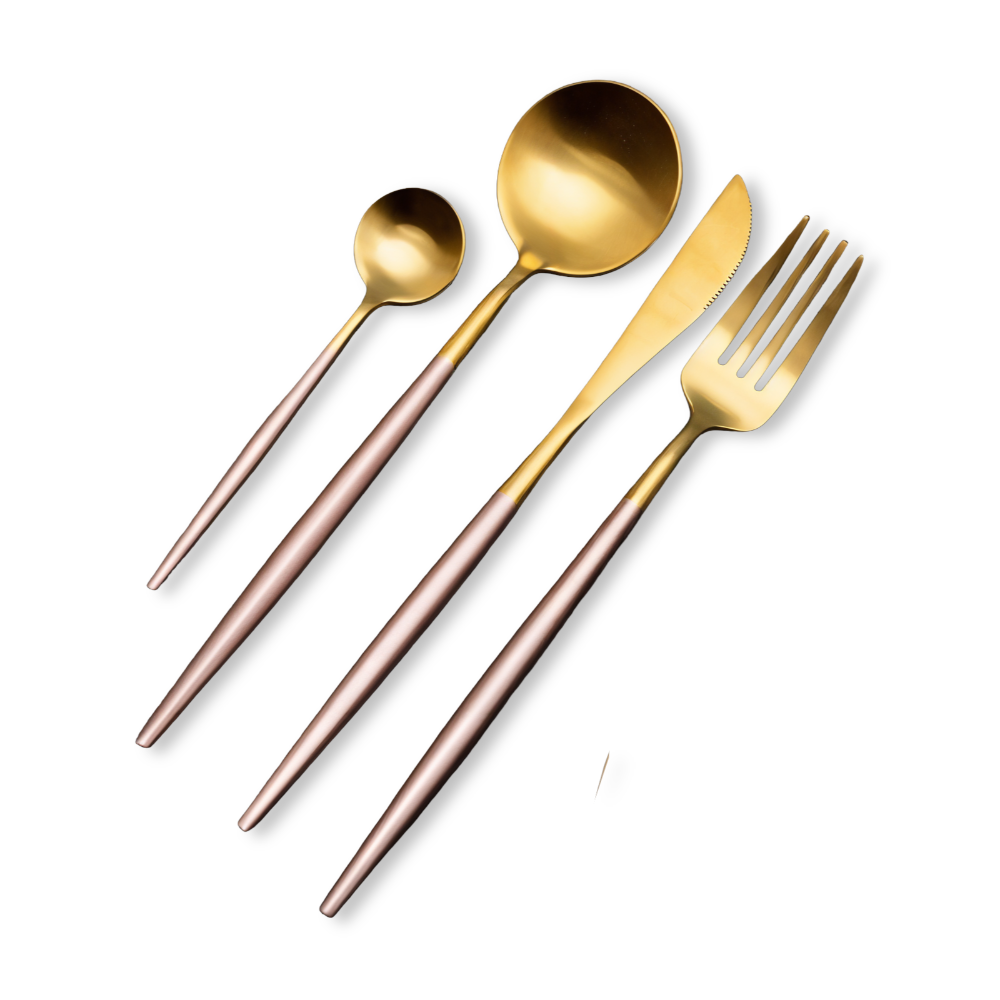 ChicMatte Besteck-Set - 4-teilig, Mehrfarbig aus Edelstahl