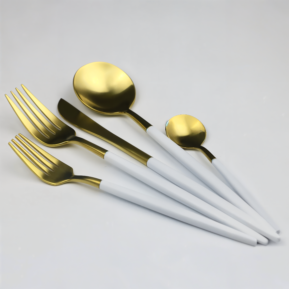 ChicMatte Besteck-Set - 4-teilig, Mehrfarbig aus Edelstahl