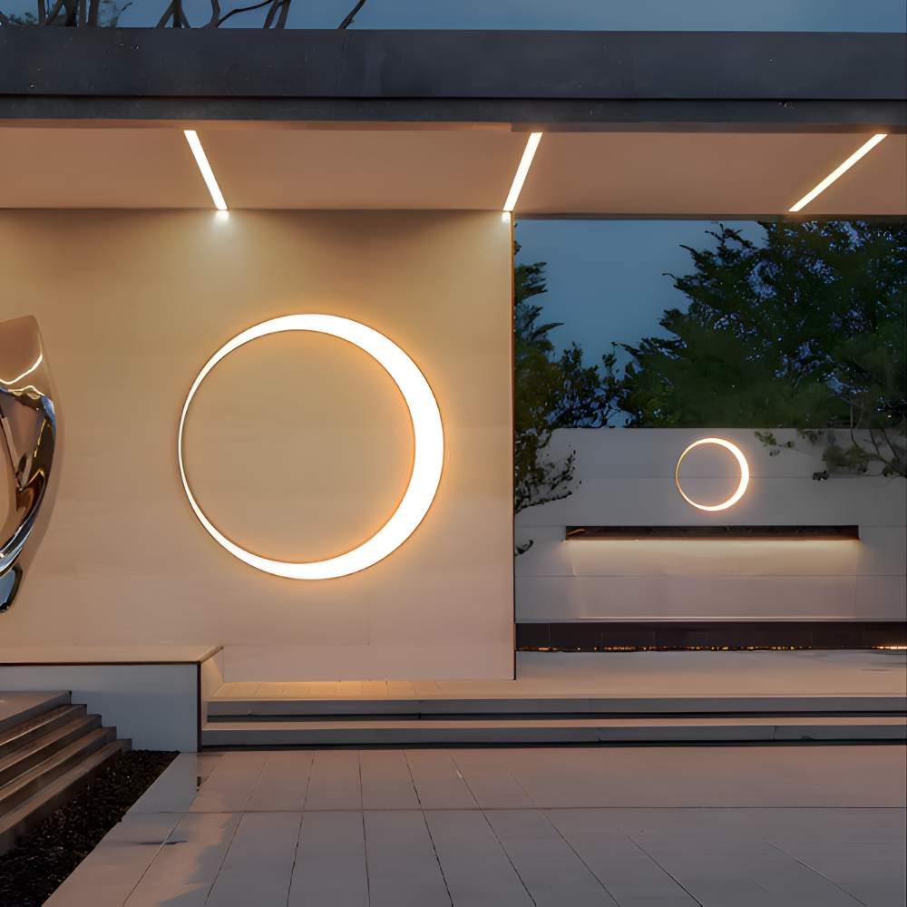 CircuLite Gartenbeleuchtung - Wasserdichte kreisförmige Wandleuchten - Outdoor Lights LED