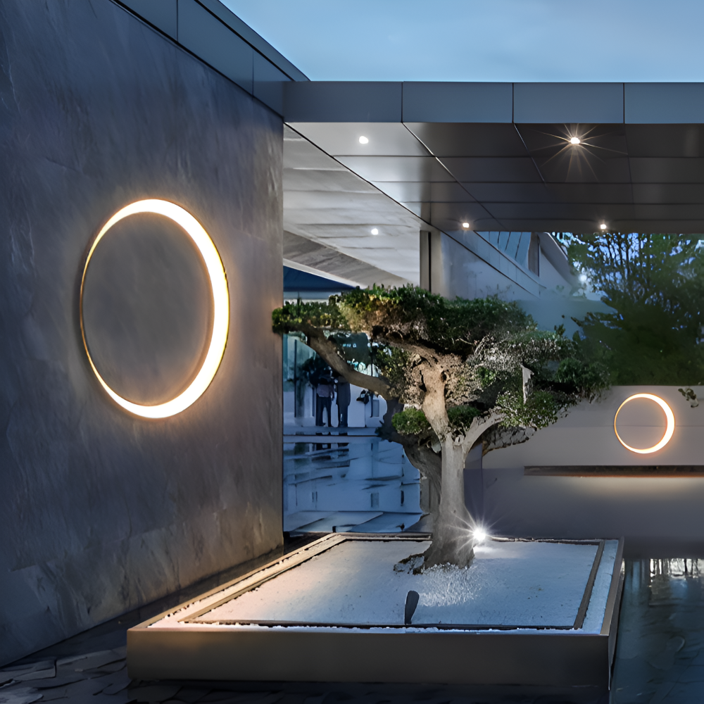 CircuLite Gartenbeleuchtung - Wasserdichte kreisförmige Wandleuchten - Outdoor Lights LED