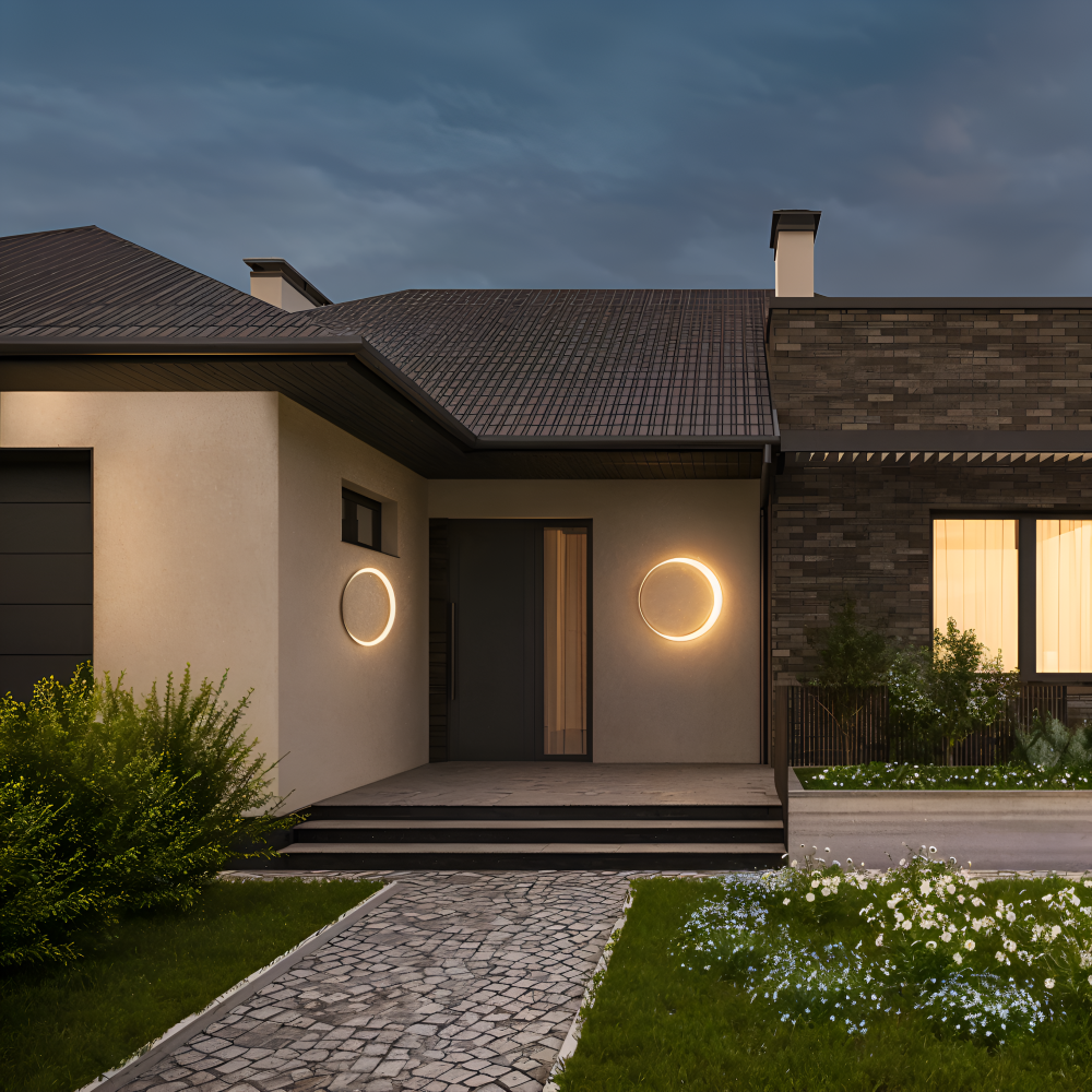 CircuLite Gartenbeleuchtung - Wasserdichte kreisförmige Wandleuchten - Outdoor Lights LED