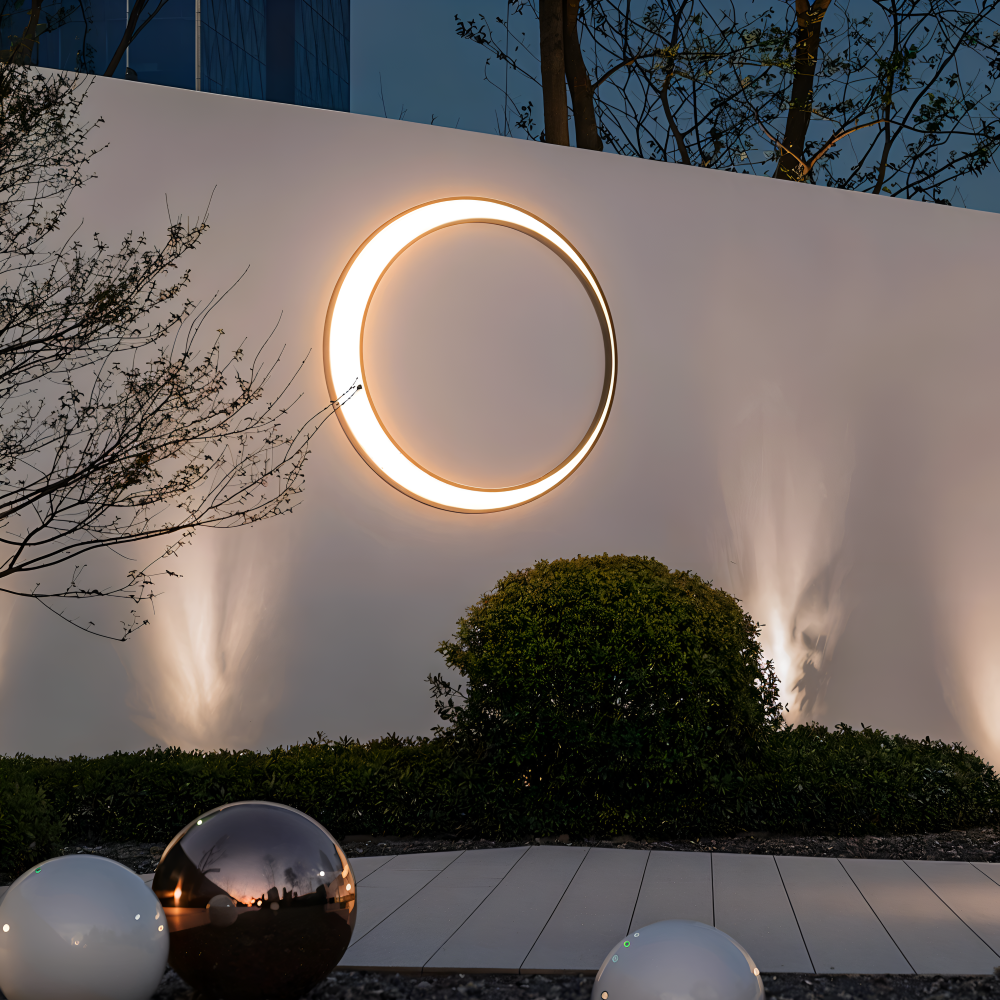 CircuLite Gartenbeleuchtung - Wasserdichte kreisförmige Wandleuchten - Outdoor Lights LED