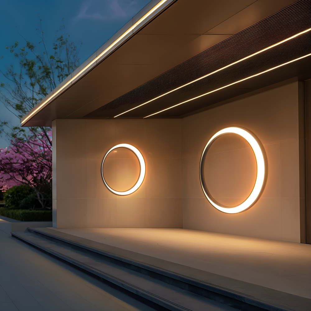 CircuLite Gartenbeleuchtung - Wasserdichte kreisförmige Wandleuchten - Outdoor Lights LED