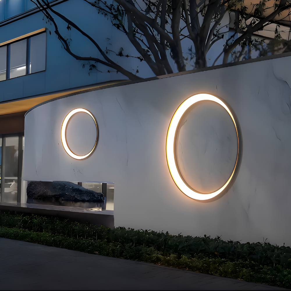 CircuLite Gartenbeleuchtung - Wasserdichte kreisförmige Wandleuchten - Outdoor Lights LED