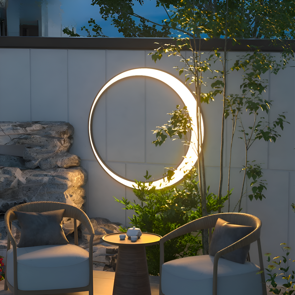 CircuLite Gartenbeleuchtung - Wasserdichte kreisförmige Wandleuchten - Outdoor Lights LED