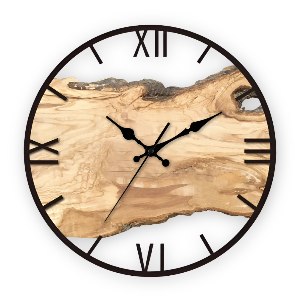 Klare Acryl Wanduhr - Modernes Minimalistisches Design