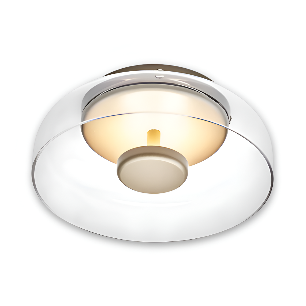 Cleara Deckenleuchte - Moderne Glasschale LED Deckenleuchte