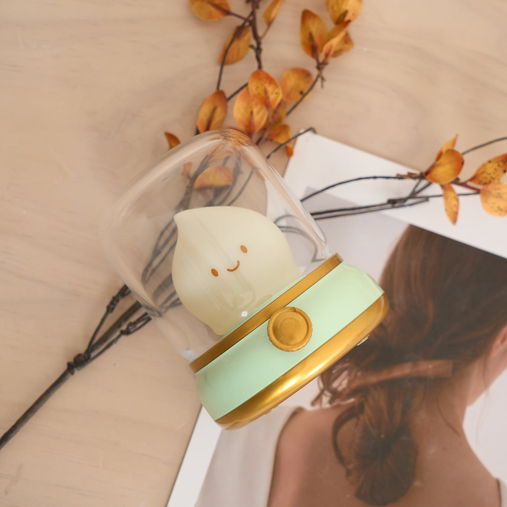 Kompaktes Flameffekt LED Nachtlicht – Nachtlicht für Kinder