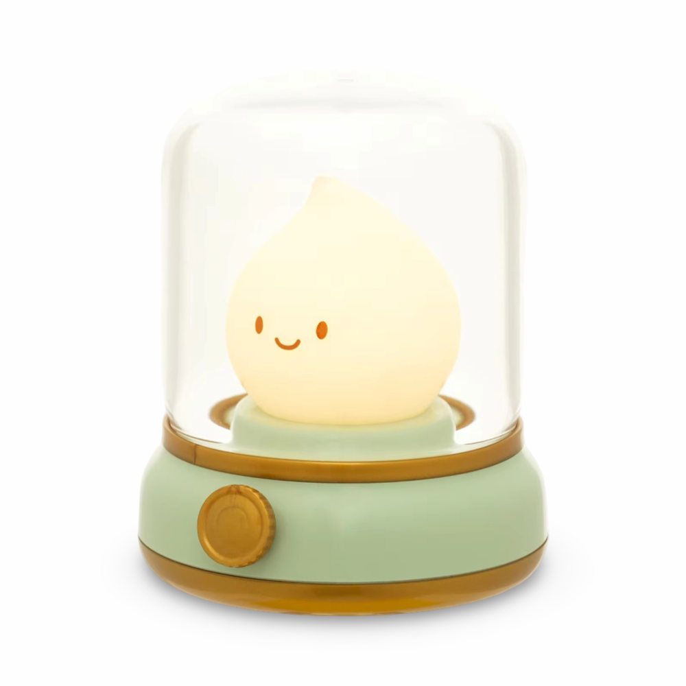 Kompaktes Flameffekt LED Nachtlicht – Nachtlicht für Kinder