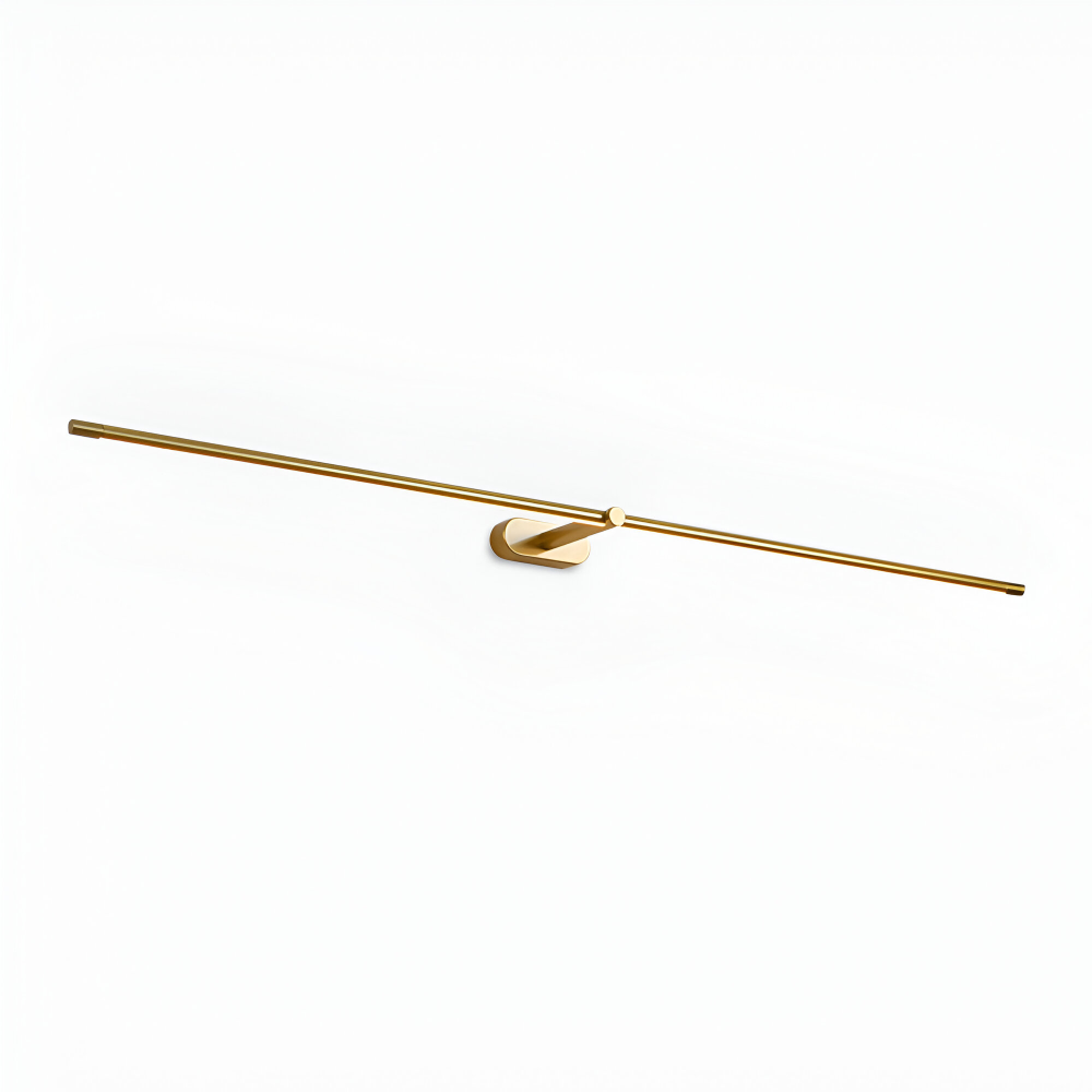 Kabellose wiederaufladbare LED-Wandleuchte – Schwarz/Gold – Modernes, schlankes Design in 3 Längen