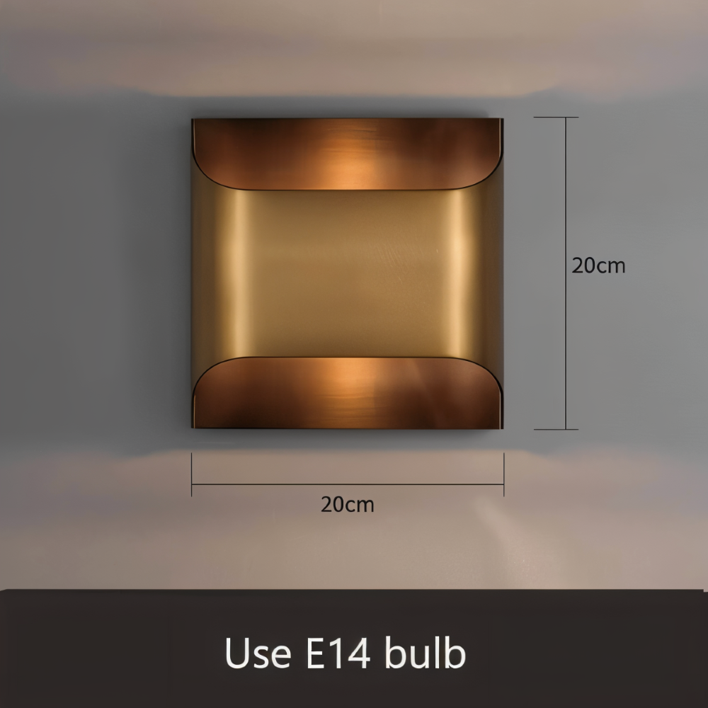 CopperCast Wandleuchte - Moderne Wandlampe - Wandlampe Design - Dimmbare Wandleuchten led
