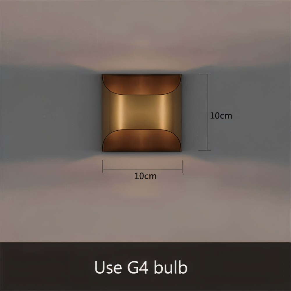 CopperCast Wandleuchte - Moderne Wandlampe - Wandlampe Design - Dimmbare Wandleuchten led