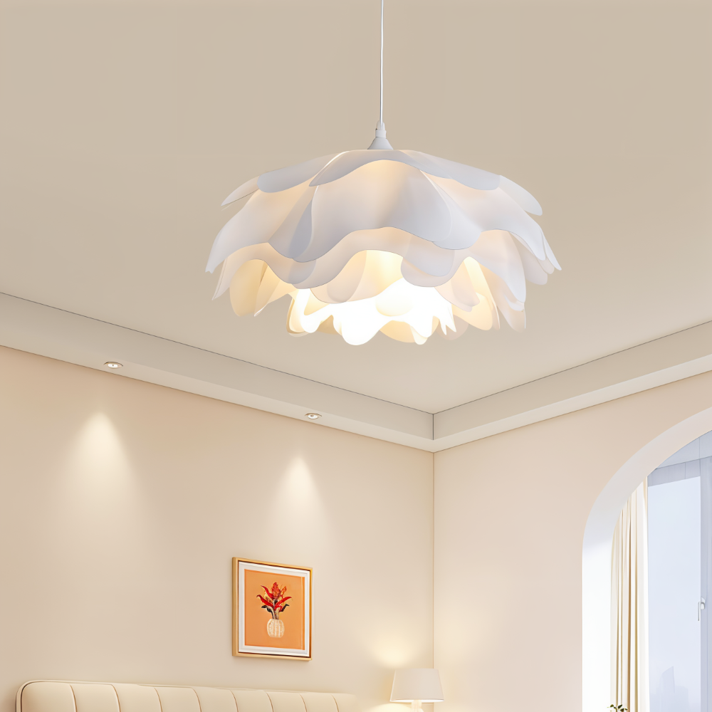 CorollaFlash Pendelleuchte – Elegante Designer-Hängelampe mit Blütenblatt-Optik
