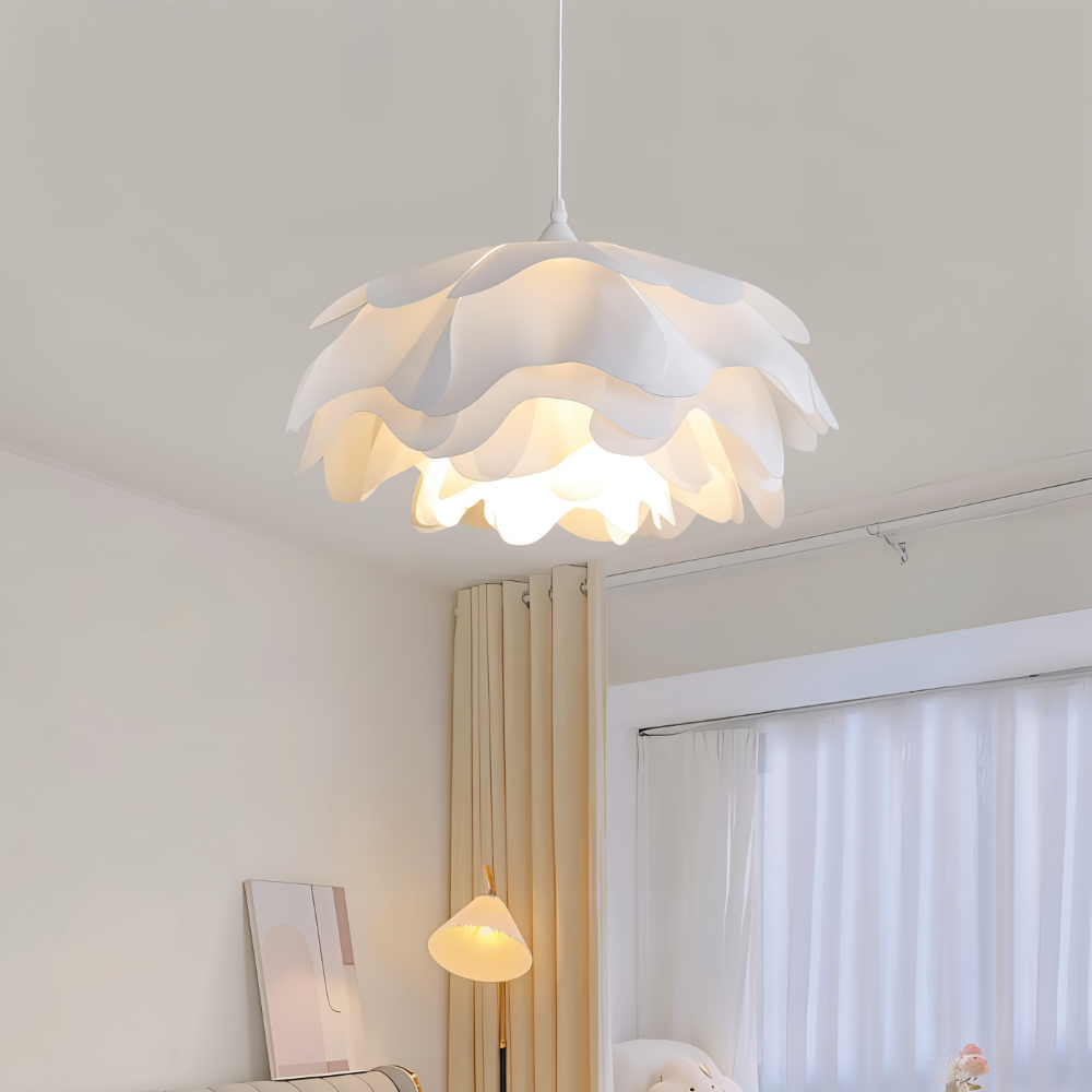 CorollaFlash Pendelleuchte – Elegante Designer-Hängelampe mit Blütenblatt-Optik