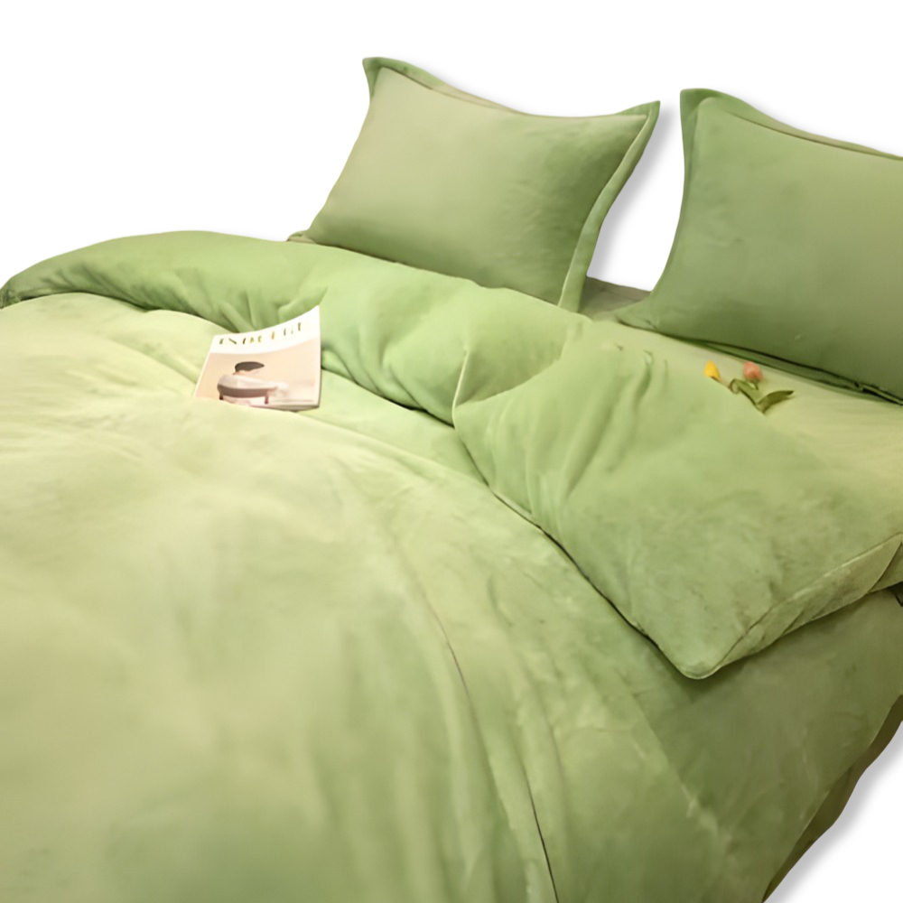 Gemütlicher Flanell Bettbezug - Weiche, Warme Polyester Bettwäsche