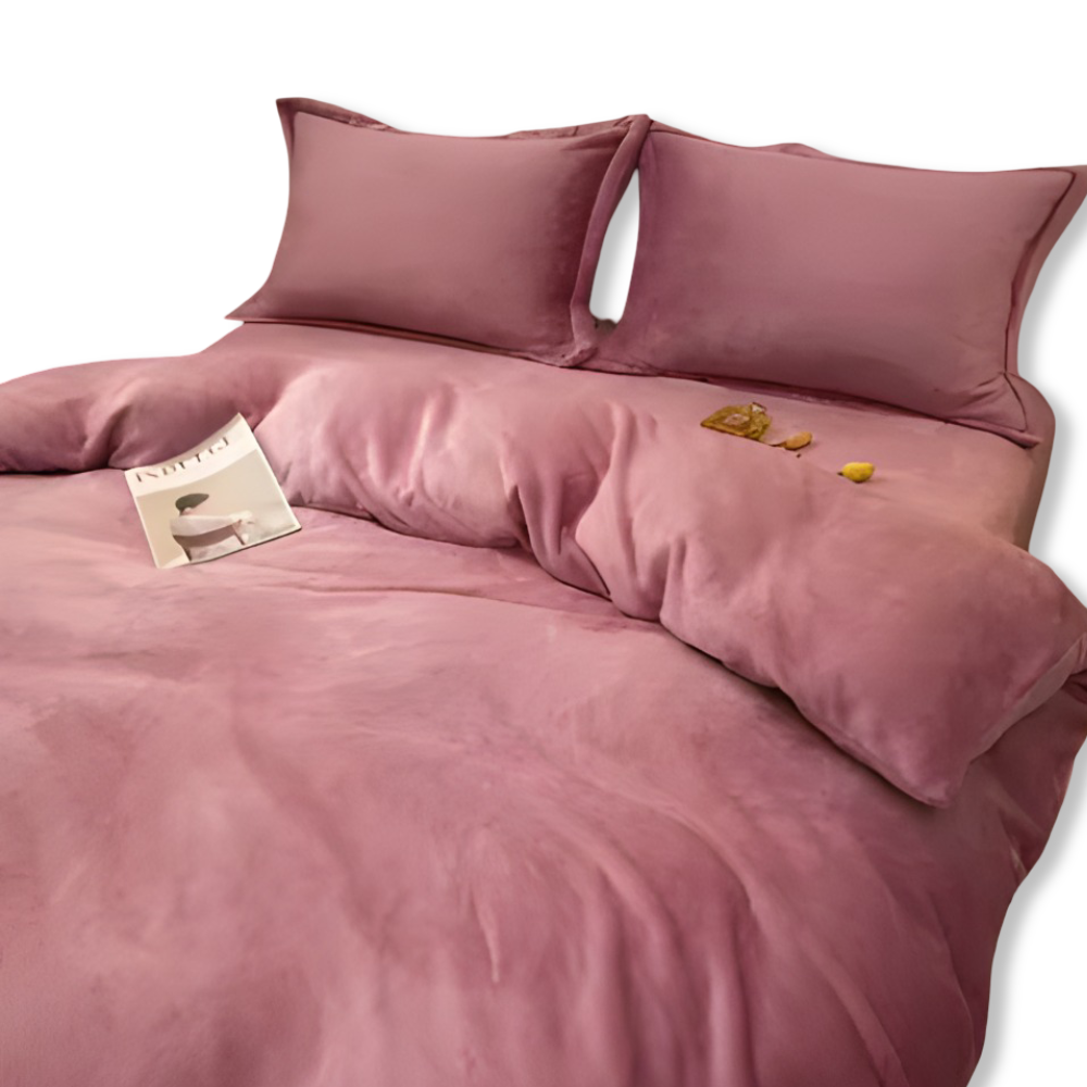 Gemütlicher Flanell Bettbezug - Weiche, Warme Polyester Bettwäsche